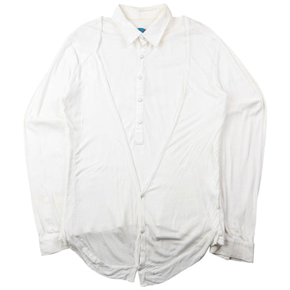 Vintage Katharine Hamnett Layered Cardigan Polo Shirt Size L
