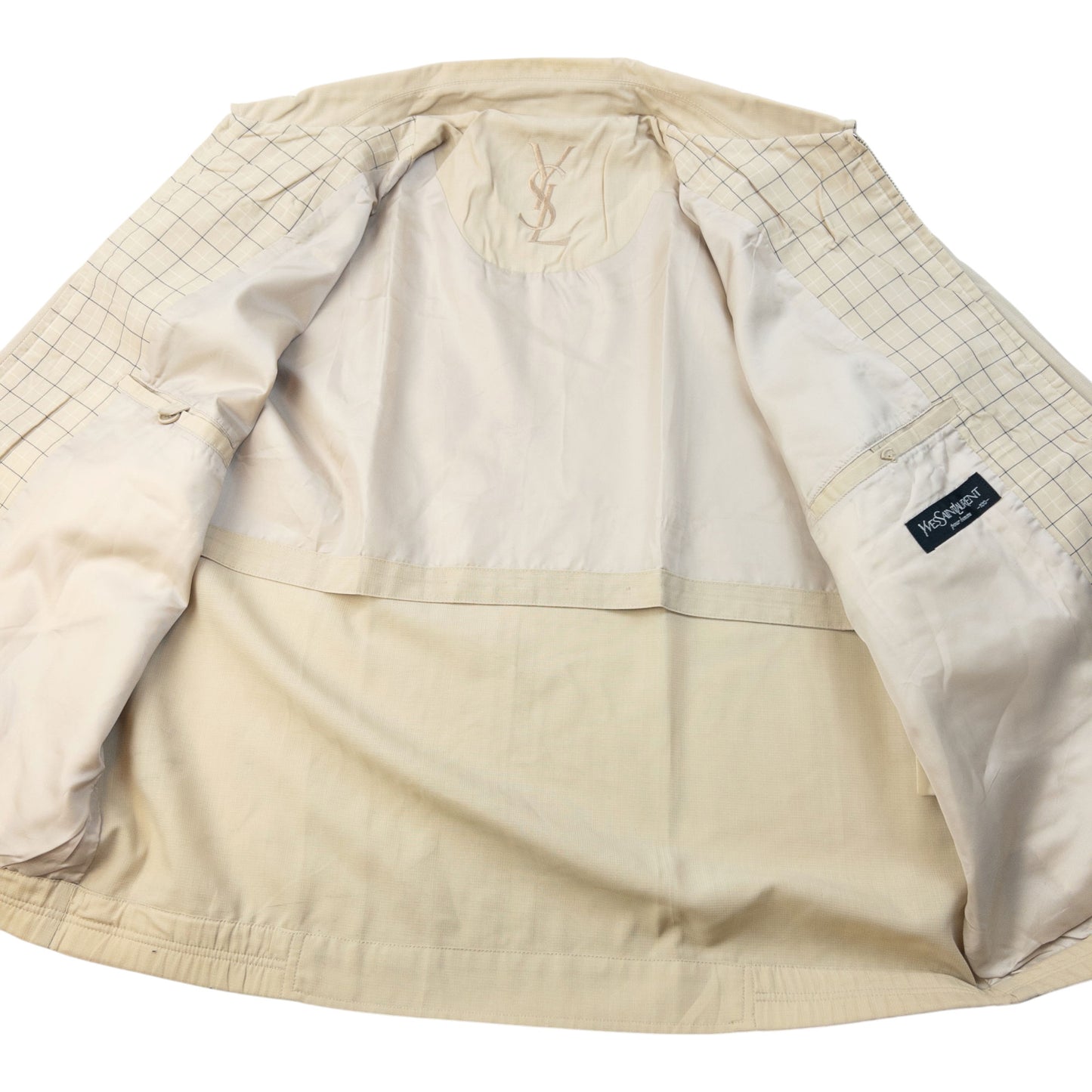 Vintage 90s YSL Yves Saint Laurent Harrington Jacket Size S