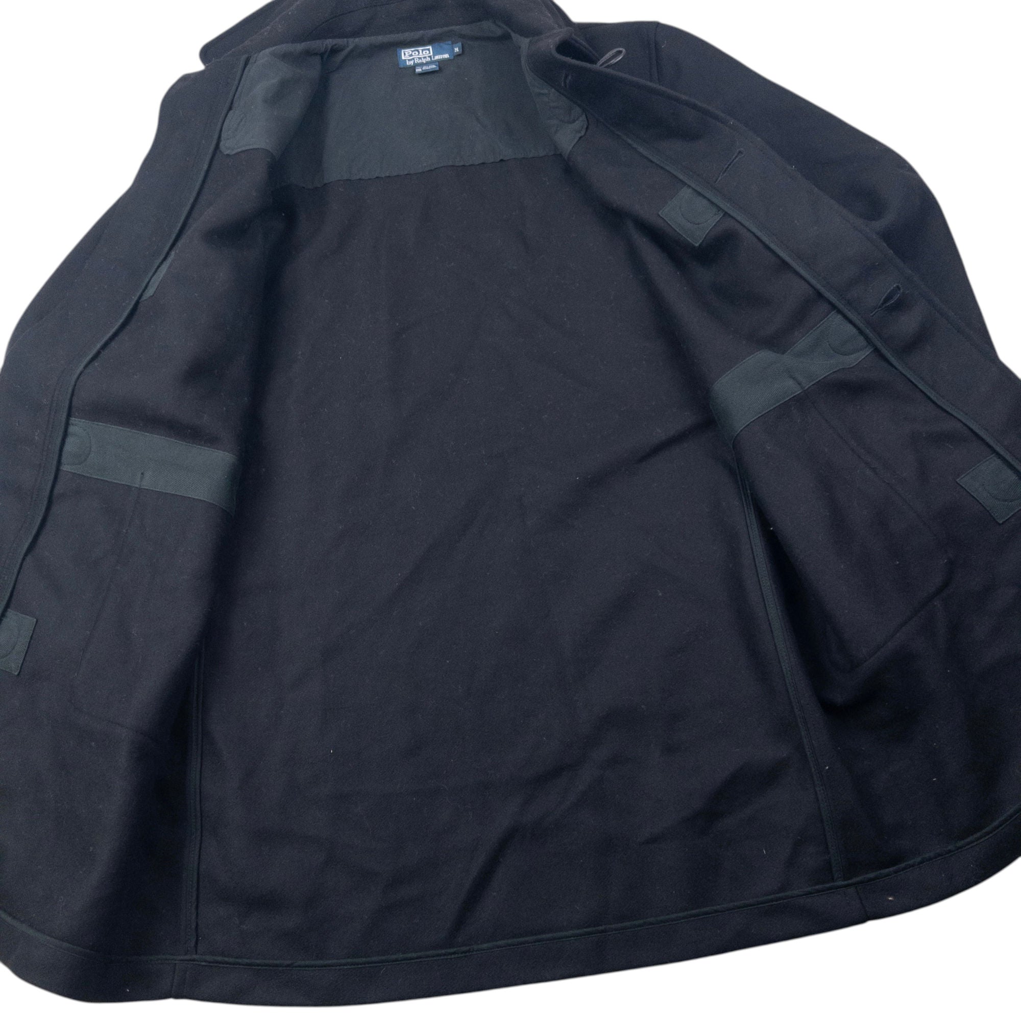 Vintage 90s Polo Ralph Lauren Wool Duffle Jacket Size M