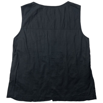 Vintage 2000s Cabane De Zucca By Issey Miyake Ruffle Top Womens Size M