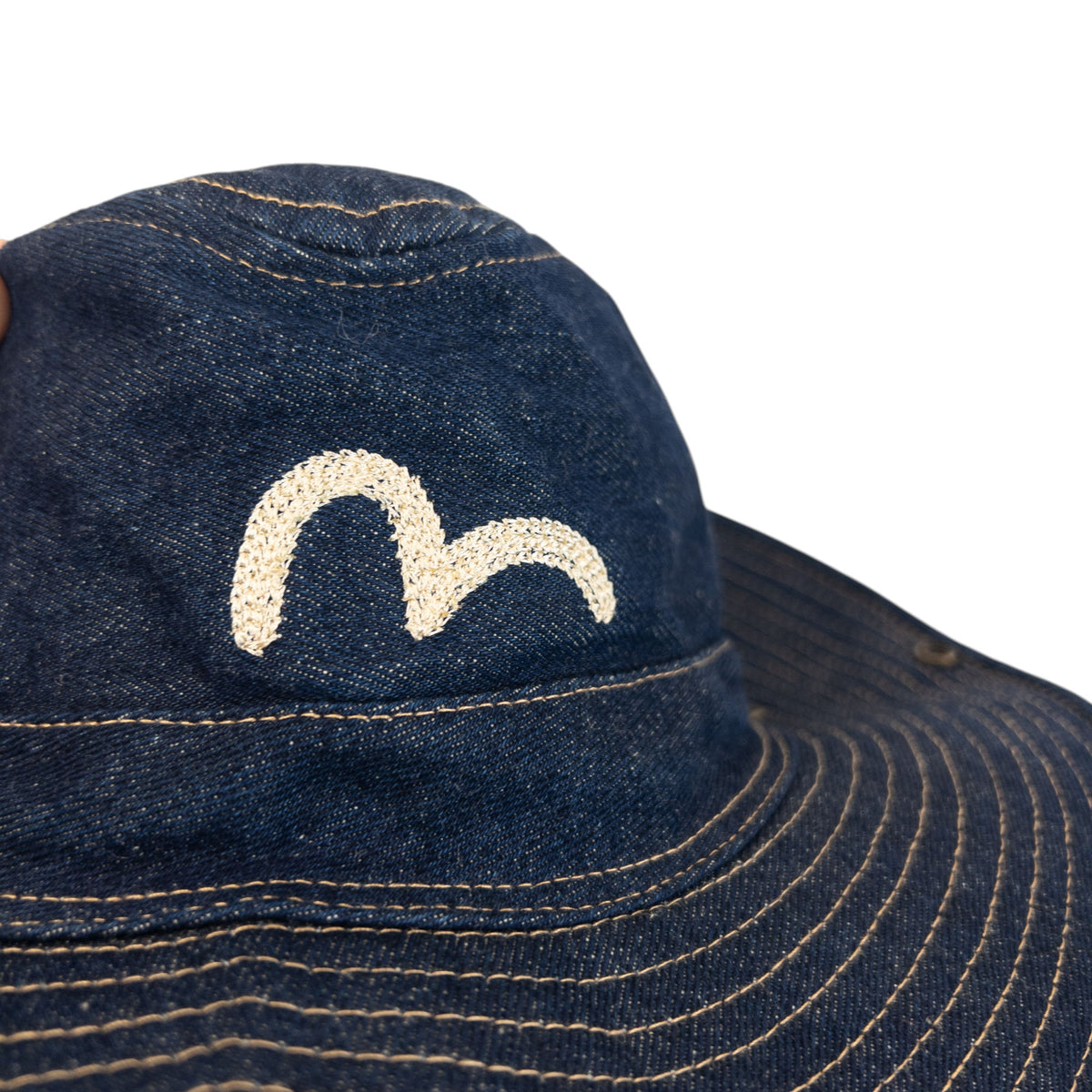 Vintage 2000s Evisu Gull Japanese Denim Hat