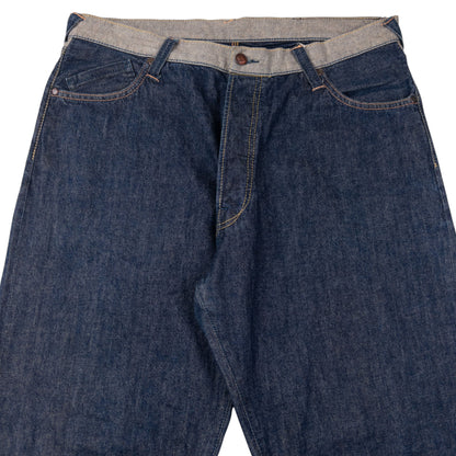 Vintage 90s Evisu Yamane Gull Text Japanese Denim Jeans Size W37