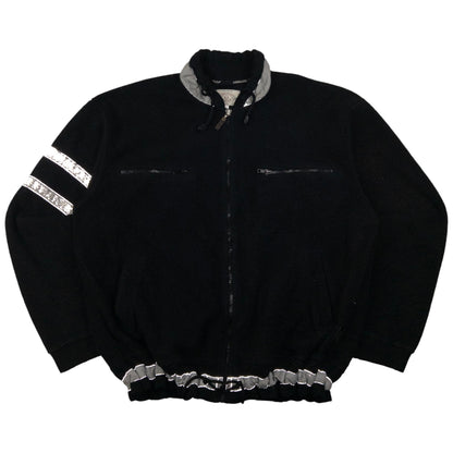 Vintage Armani Jeans Zip Up Fleece Jacket Size XL