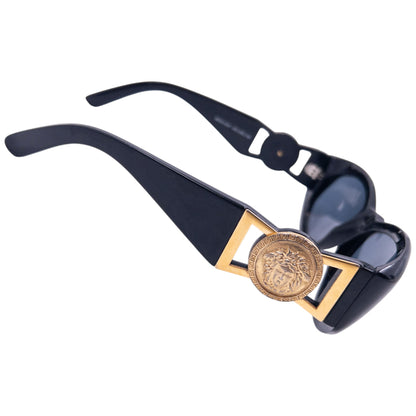 Vintage 1996 Gianni Versace Biggie Smalls Medusa Sunglasses
