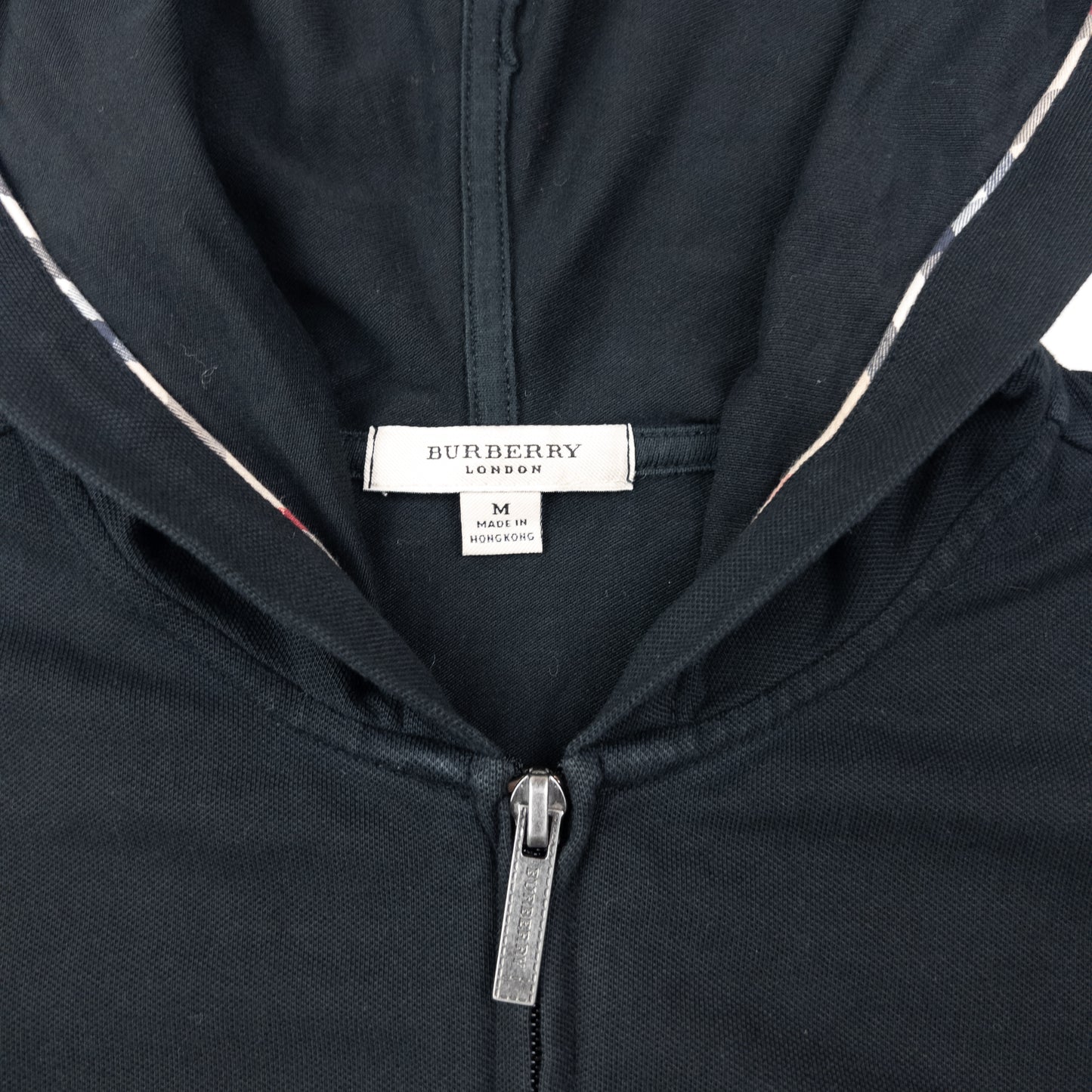 Vintage 2000s Burberry Zip Up Hoodie Womens Size M