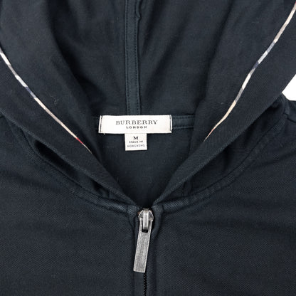 Vintage 2000s Burberry Zip Up Hoodie Womens Size M