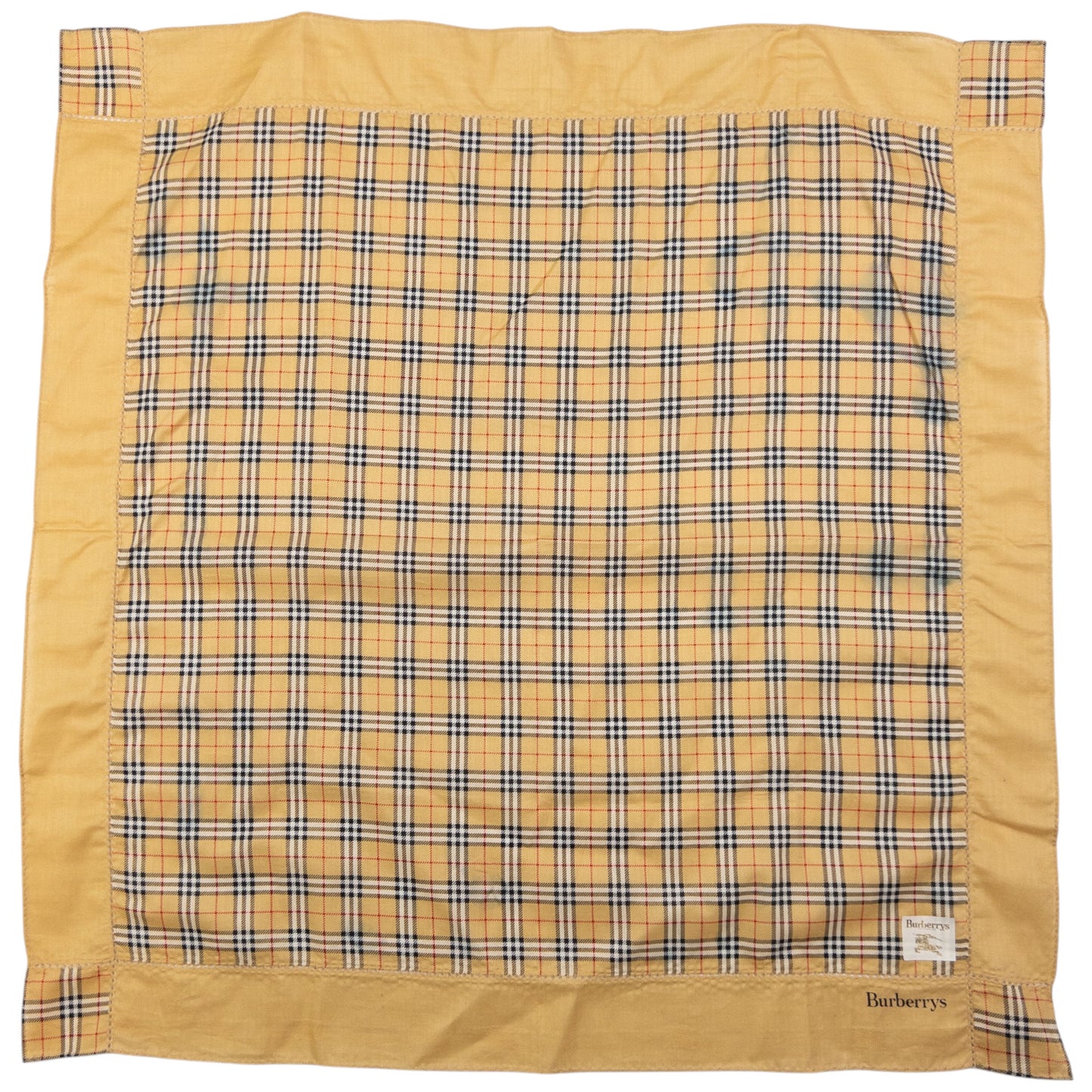 Vintage Burberry Nova Check Handkerchief