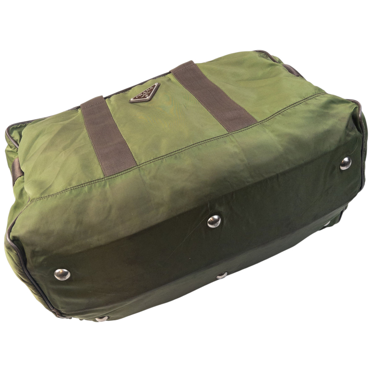 Vintage 90s Prada Duffel Luggage Bag