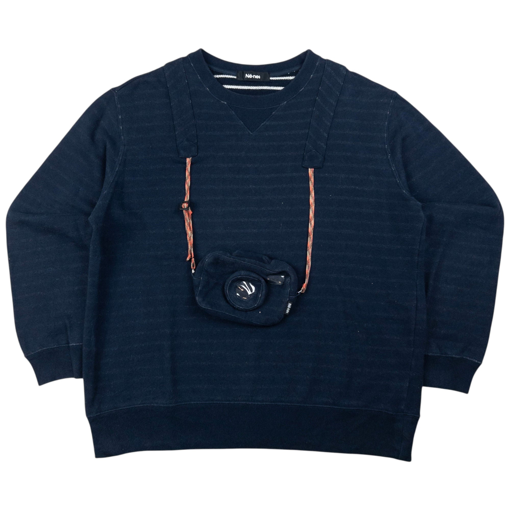 Vintage Ne-Net By Issey Miyake 3D Camera Sweatshirt Size XS