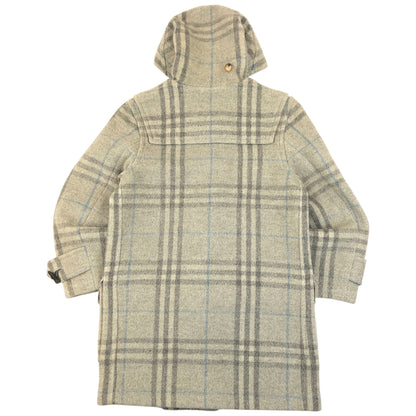 Vintage 2000s Burberry Nova Check Wool Duffle Jacket Size M