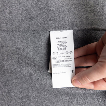 Vintage Armani Jeans Longline Wool Wrap Jacket Size M