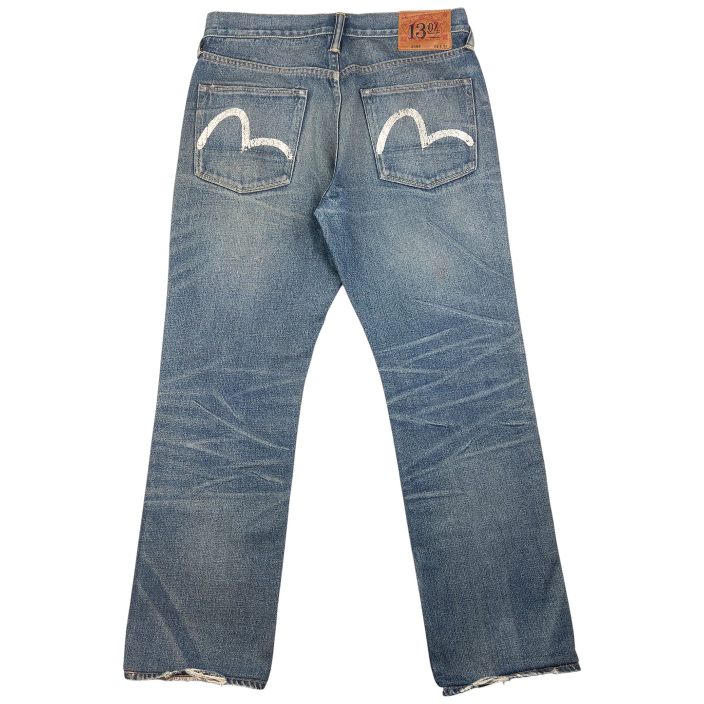 Vintage Evisu Double Gull Japanese Denim Jeans Size W32