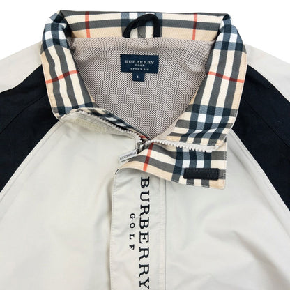 Vintage 2000s Burberry Golf Q Zip Waterproof Jacket Size L