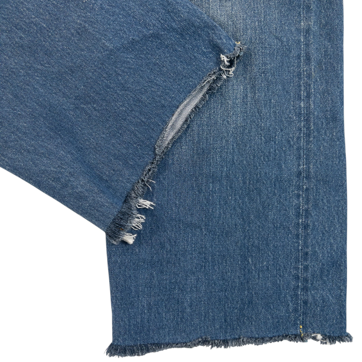 Vintage 2000s Evisu Double Gull Embroidered Japanese Denim Jeans in blue (cotton), photo 7