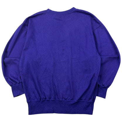 Vintage YSL Yves Saint Laurent Embroidered Star Sweatshirt Womens Size M