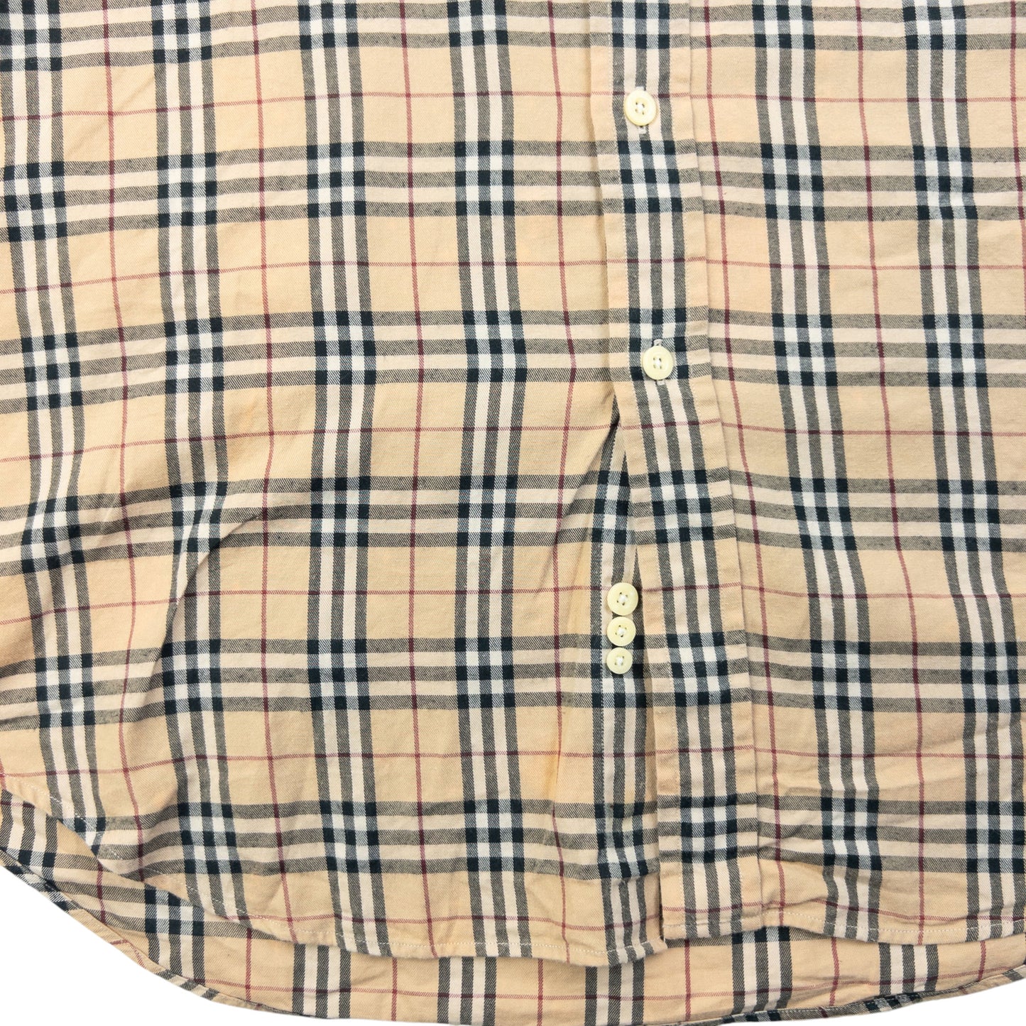 Vintage 2000s Burberry Nova Check Long Sleeve Button Up Shirt Size L