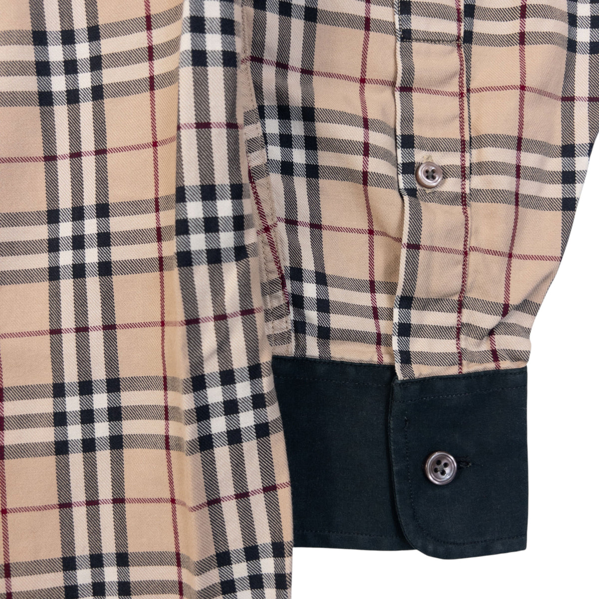Vintage 2000s Burberry Nova Check Long Sleeve Button Up Shirt Size L