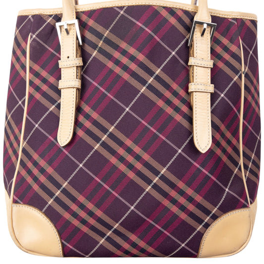 Vintage 2000s Burberry Blue Label Nova Check Shoulder Bag