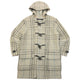 Vintage 2000s Burberry Nova Check Wool Duffle Jacket Size M