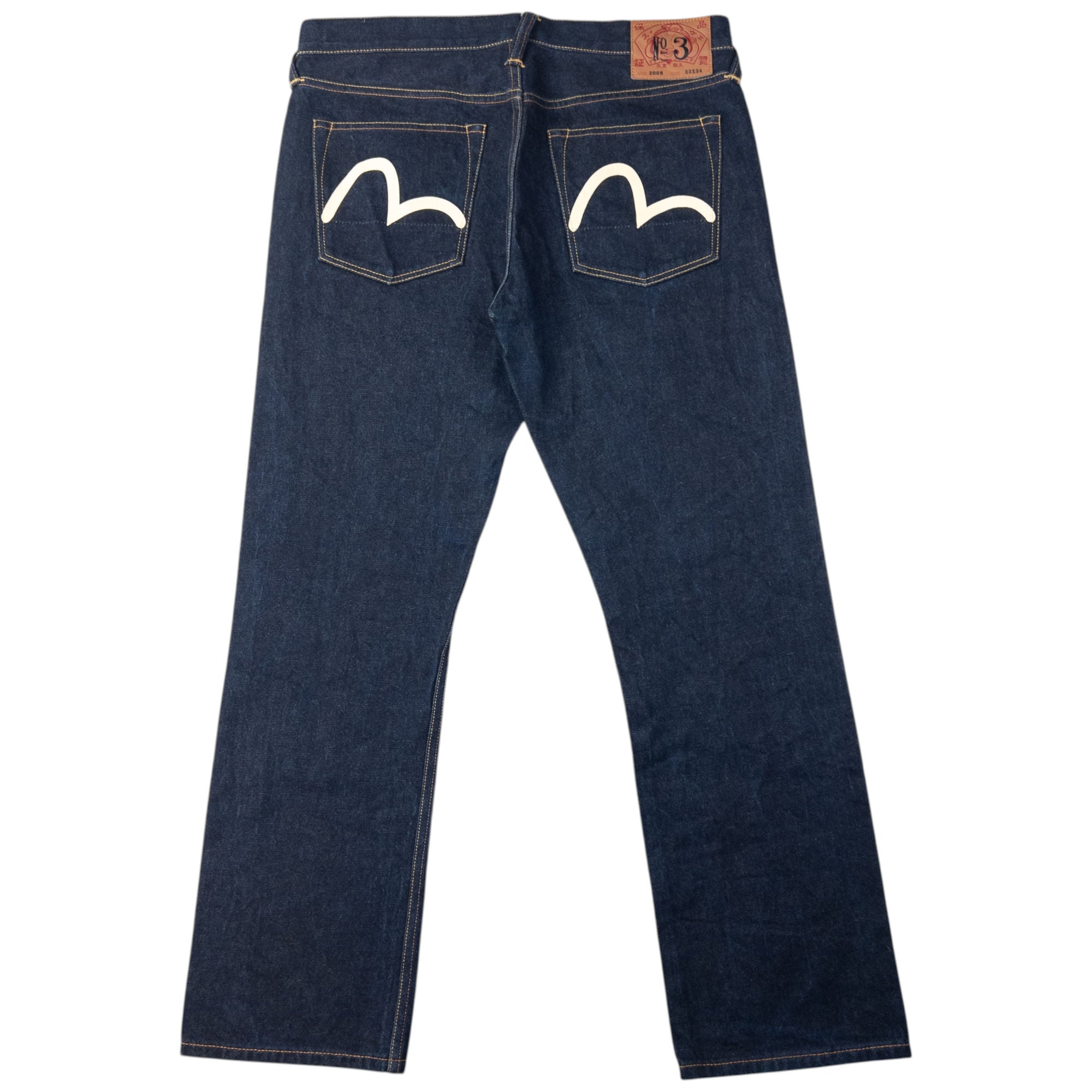 Vintage Evisu Double Gull Japanese Denim Jeans Size W34