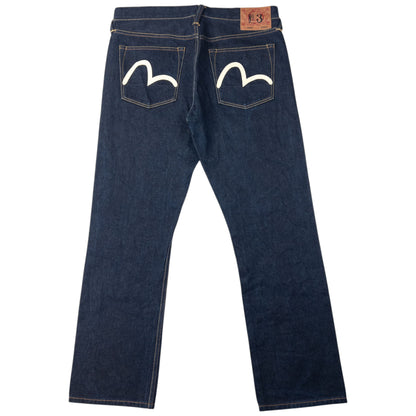 Vintage Evisu Double Gull Japanese Denim Jeans Size W34