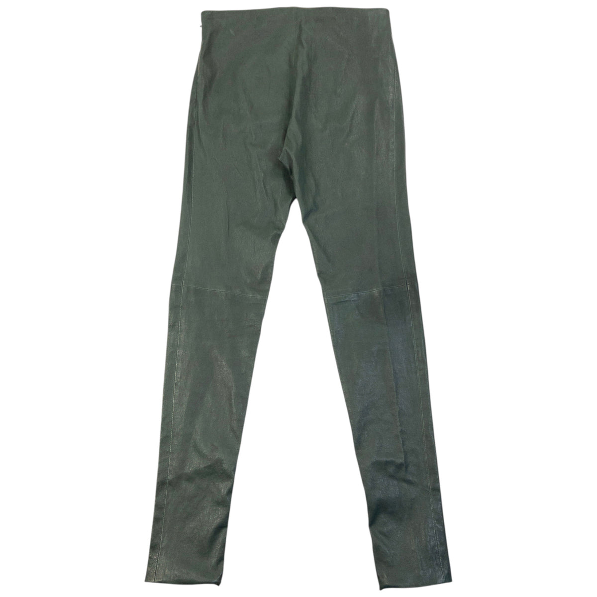 Vintage 2013 Balenciaga Zip Cuff Leather Trousers Womens Size W29