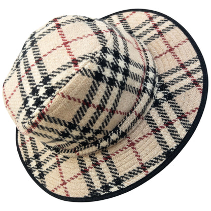 Vintage 2000s Burberry Nova Check Buckle Bucket Hat Size M