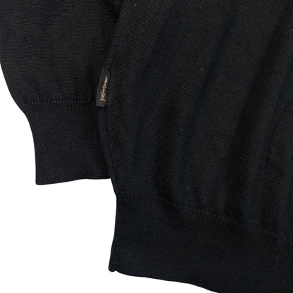 Vintage 90s YSL Yves Saint Laurent Embroidered Sweatshirt Size XS