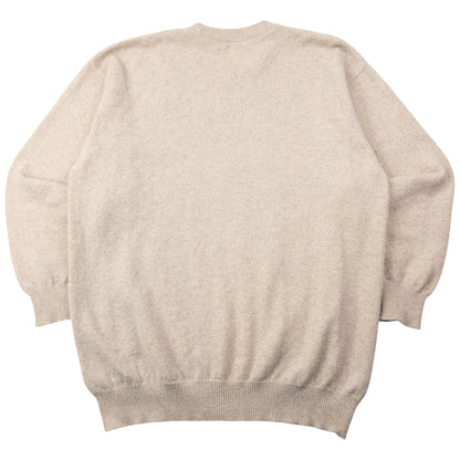 Vintage 90s Burberry Geometric Wool Knit Jumper Size L