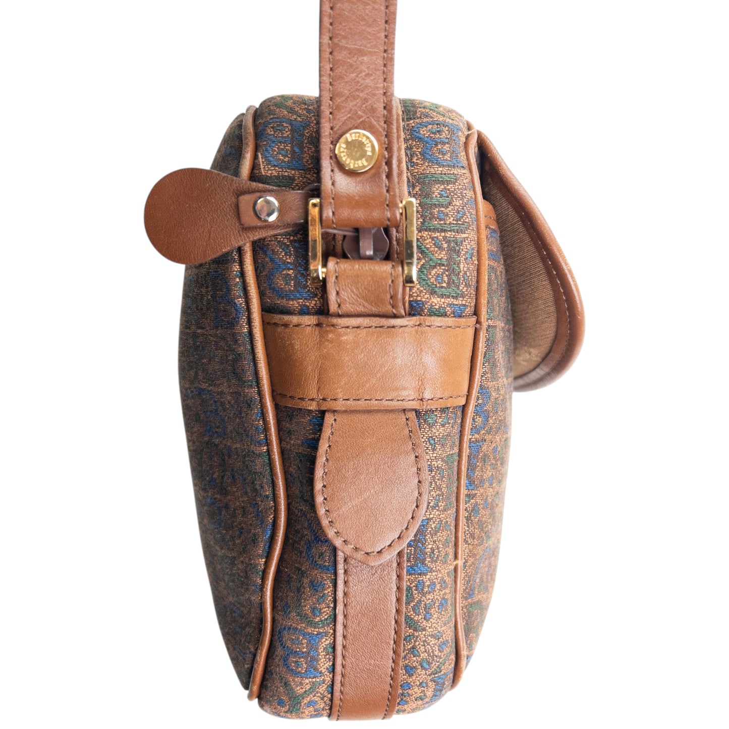 Vintage 90s Burberry Monogram Crossbody Bag