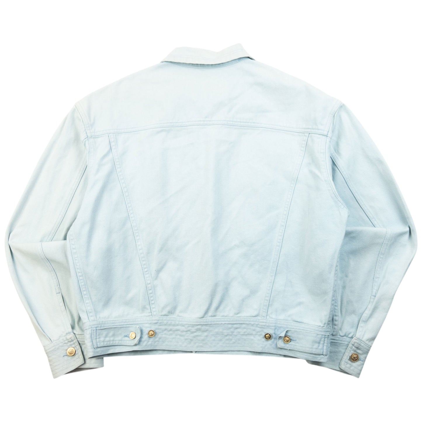 Vintage 90s Versace Jeans Couture Button Up Denim Jacket Size S