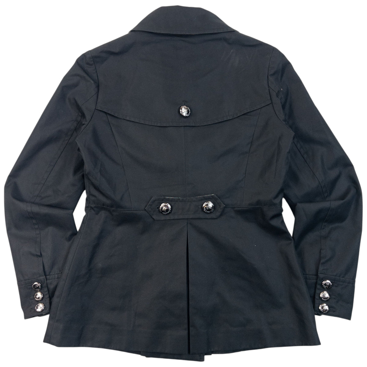 Vintage 2000s Burberry Blue Label Nova Check Lined Jacket in black, photo 3