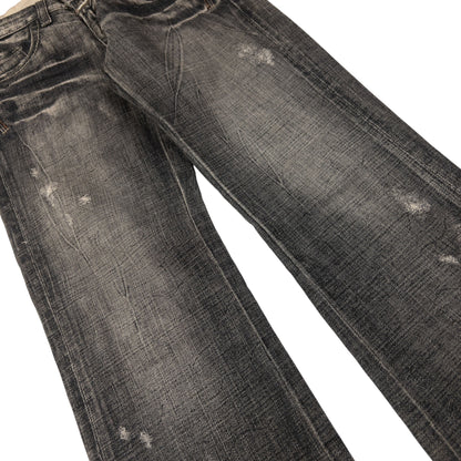 Vintage Marithe + Francois Girbaud Flared Denim Jeans Size W28