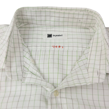 Vintage Issey Miyake Checkered Long Sleeve Button Up Shirt Size M