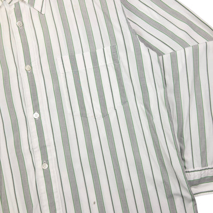 Vintage Issey Miyake Striped Long Sleeve Button Up Shirt Size m