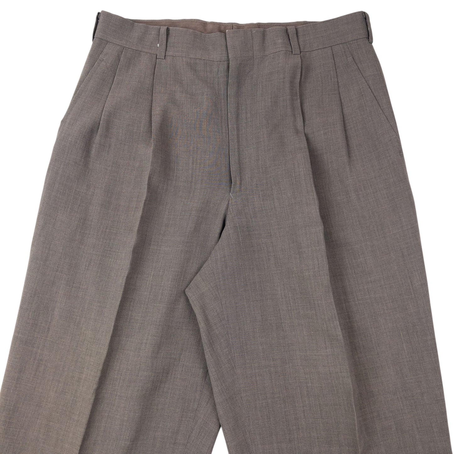 Vintage 90s Issey Miyake Pleated Wool Trousers Size W30