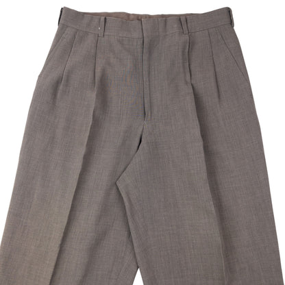 Vintage 90s Issey Miyake Pleated Wool Trousers Size W30