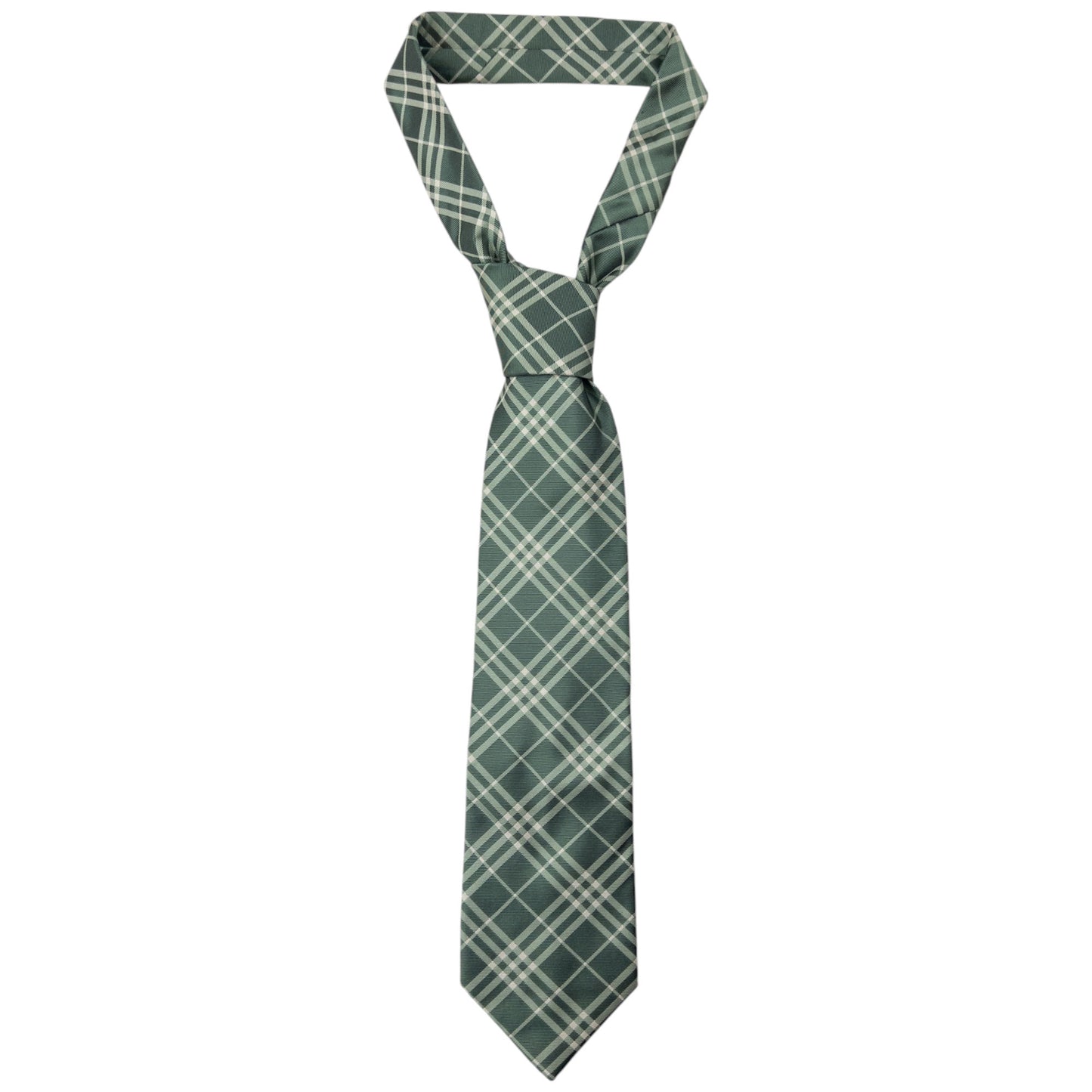 Vintage Burberry Nova Check Silk Tie
