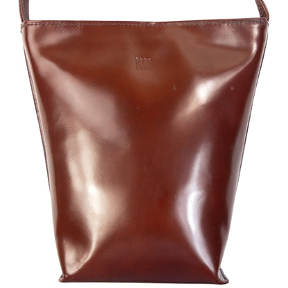 Vintage 2000s Issey Miyake Leather Crossbody Bag