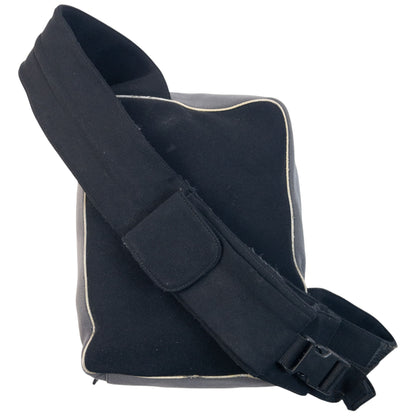 Vintage 2000s Miu Miu Sling Crossbody Bag in black, photo 3