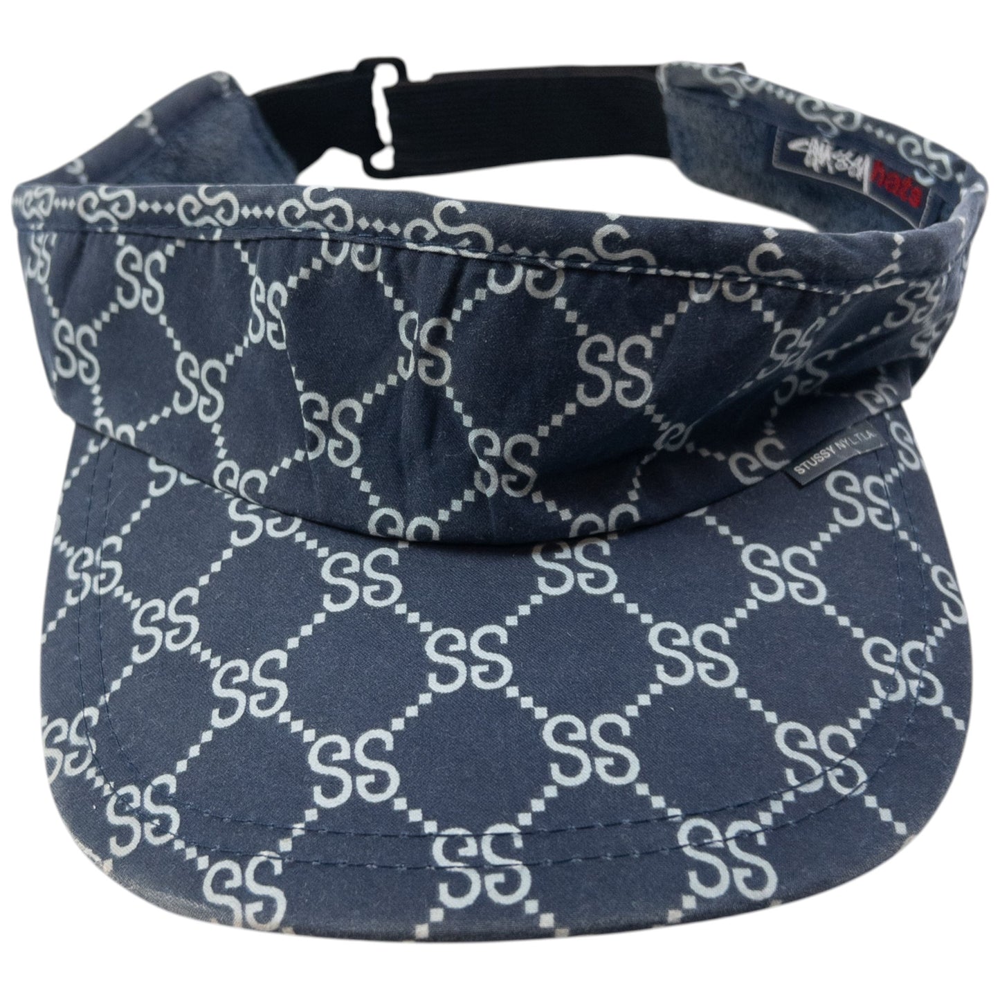 Vintage Stussy Stucci Monogram Visor Hat