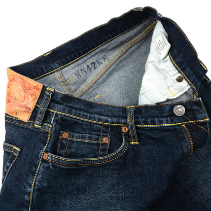 Vintage Evisu Double Gull Japanese Denim Mini Skirt Womens Size W31