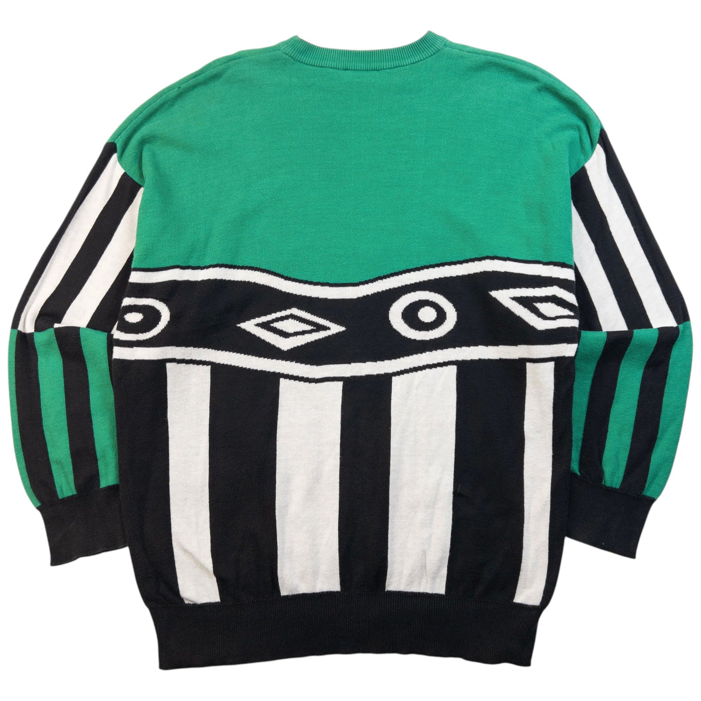 Vintage 90s Versace V2 Pattern Jumper Size S