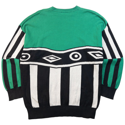 Vintage 90s Versace V2 Pattern Jumper Size S