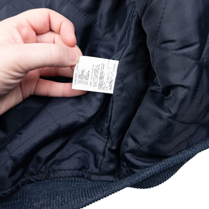 Vintage Burberry Button Up Wool Bomber Jacket Size L