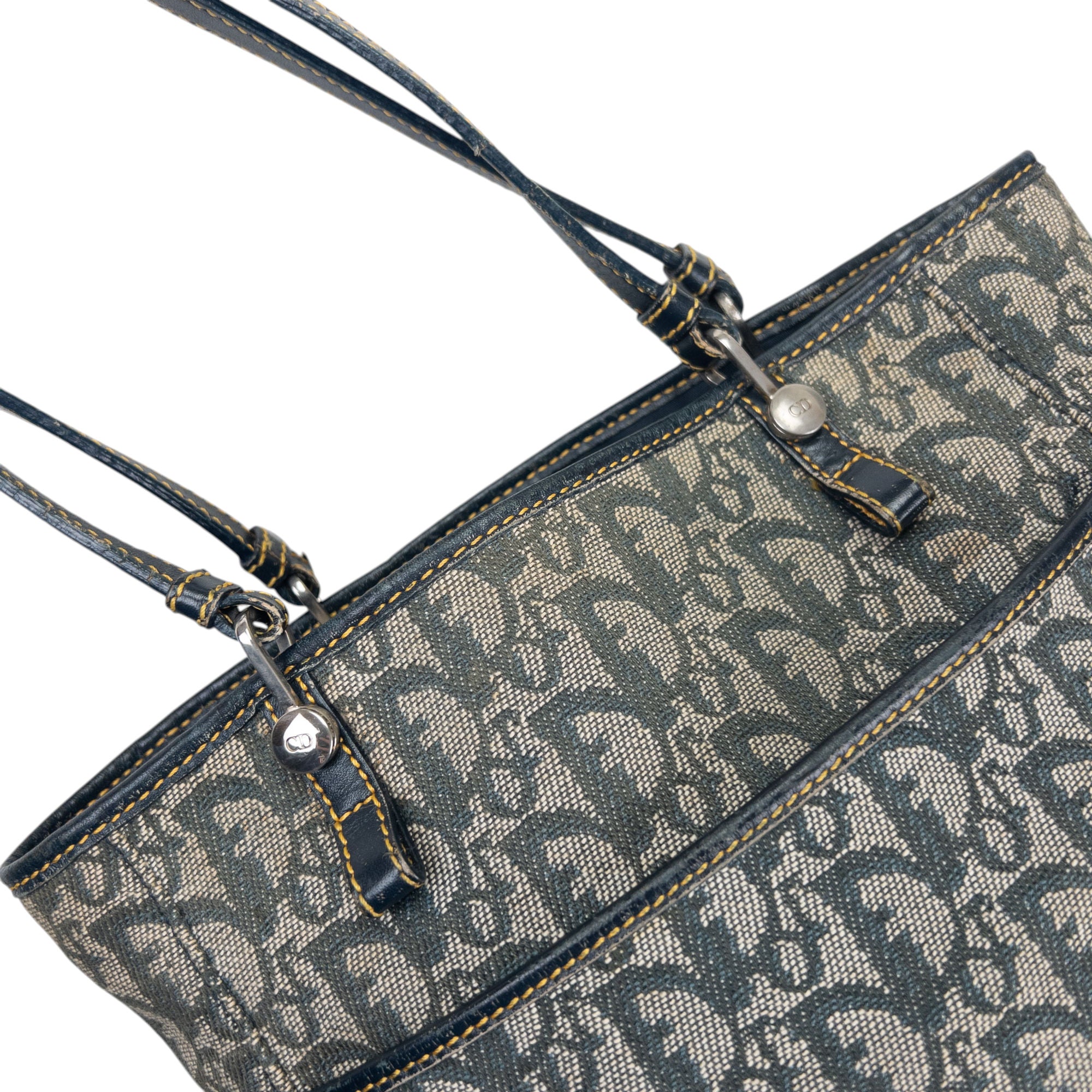 Vintage Dior Monogram Shoulder Bag