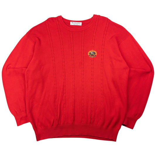Vintage Burberry Knit Jumper Size XL