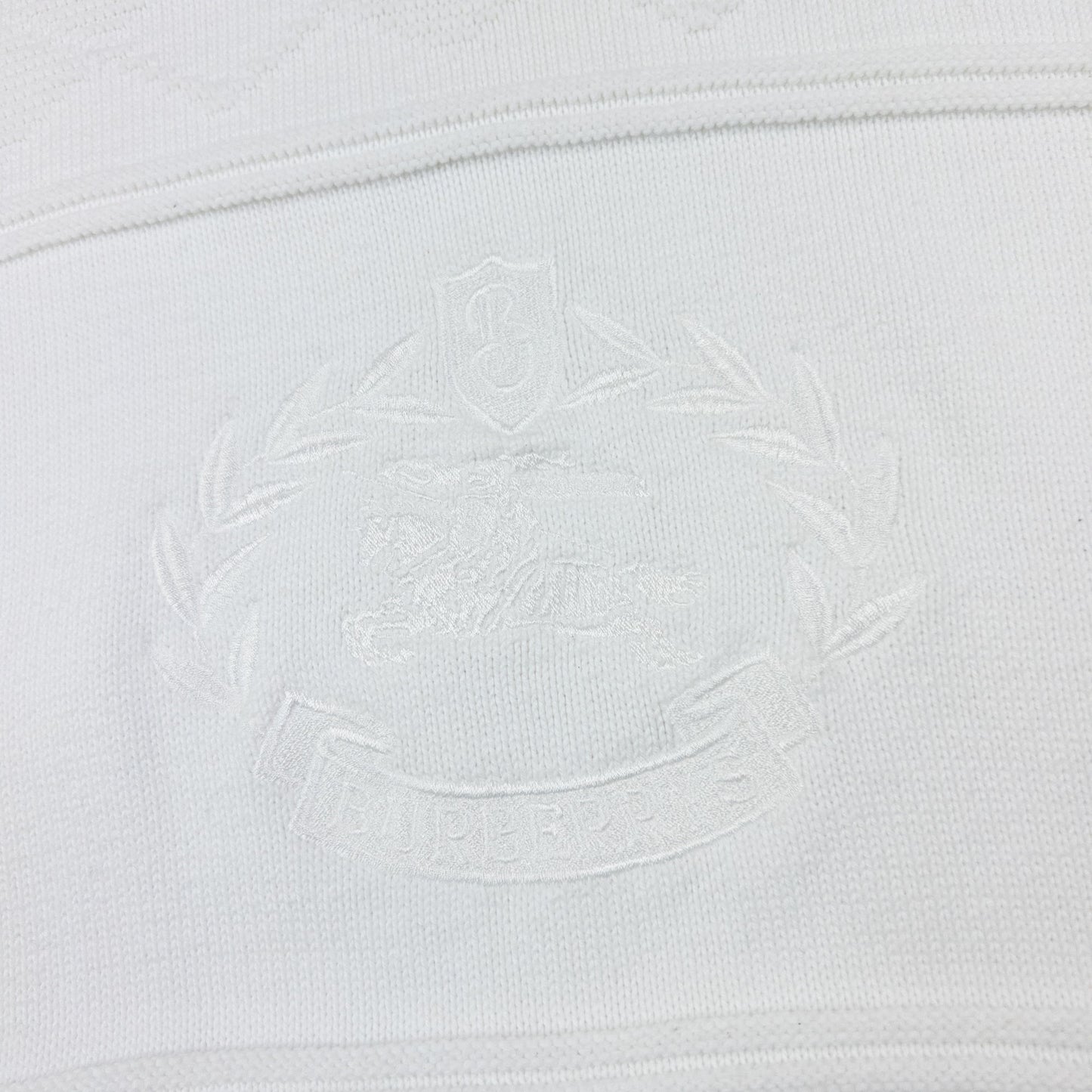 Vintage Burberry Embroidered Knit Jumper Size M