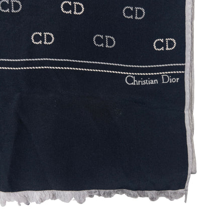 Vintage Dior Monogram Silk Scarf