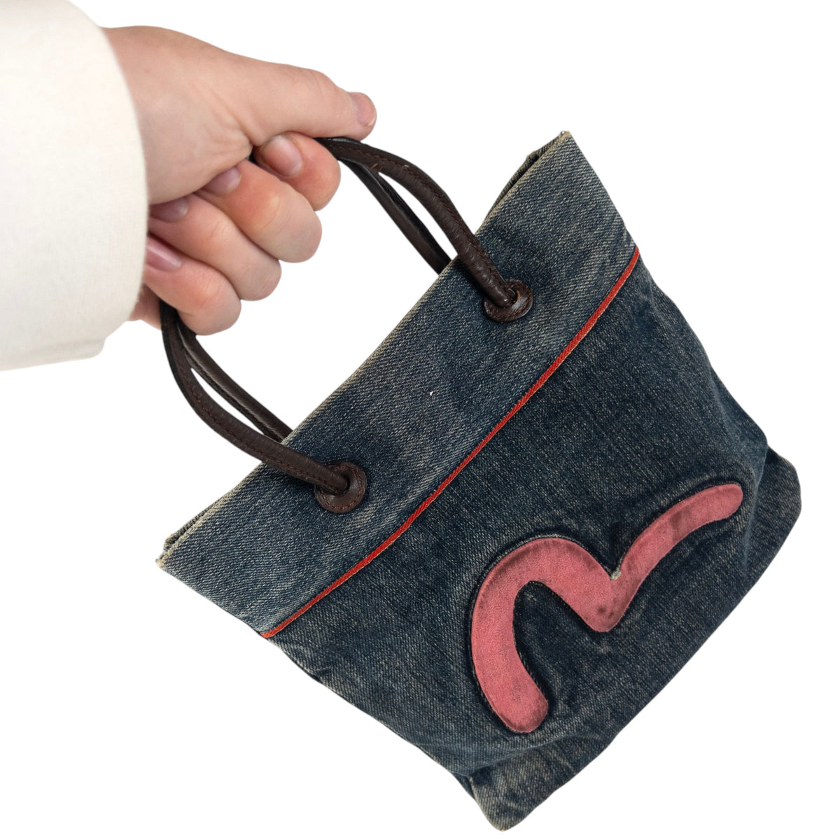 Vintage Evisu Gull Japanese Denim Handbag | Second Wave Vintage 